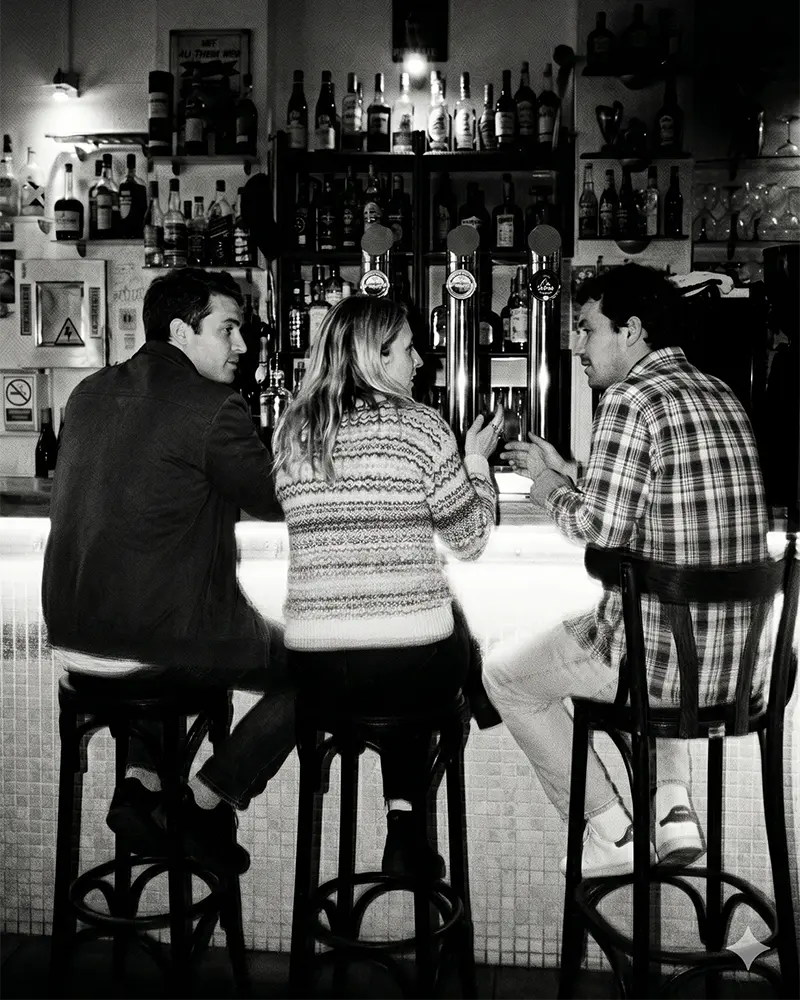 Bar stools at Bar Rumba