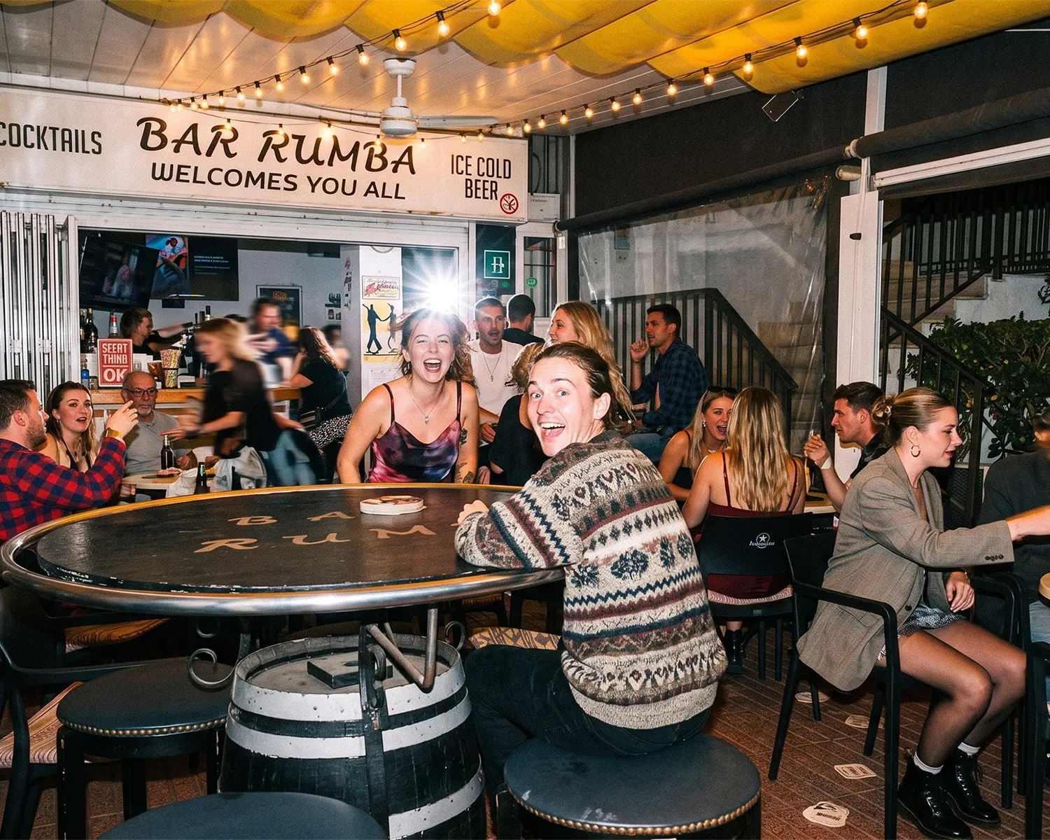 The Bar Rumba awning